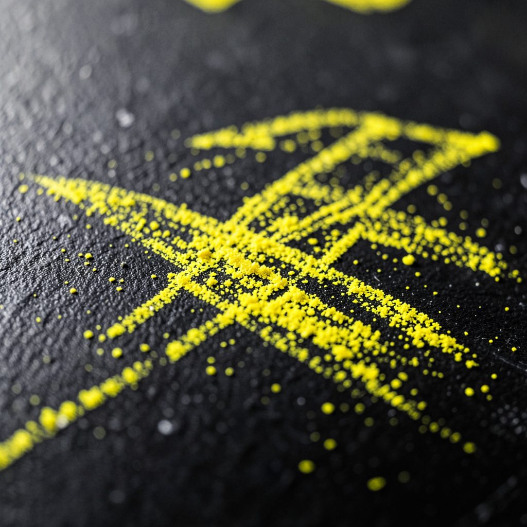 Pizarrón escolar con dibujos detallados hechos con gis blanco y de colores, mostrando escenas imaginativas